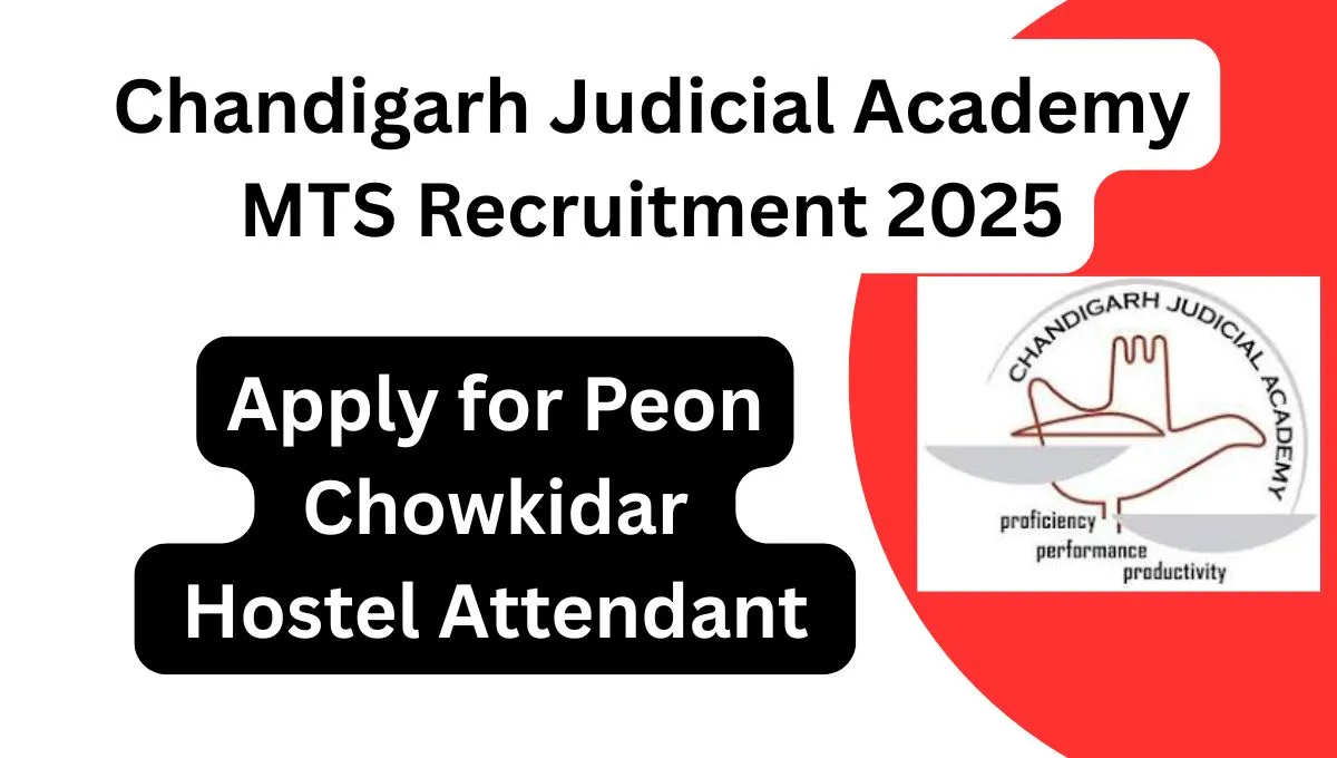 Chandigarh Judicial Academy MTS