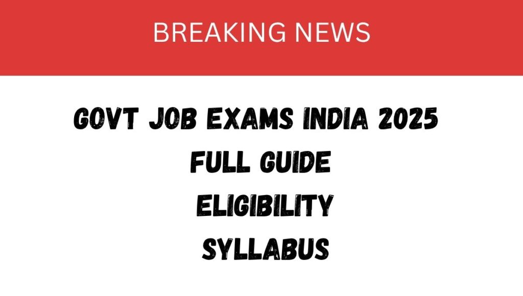 Government jobs