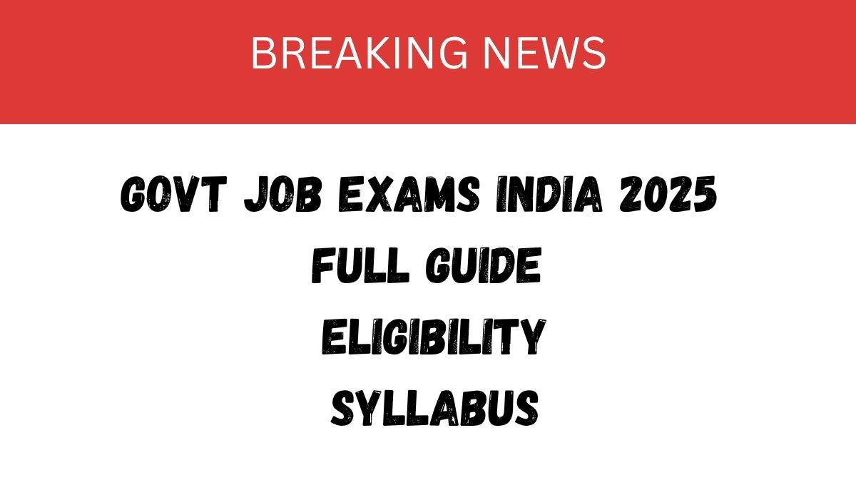 Government jobs
