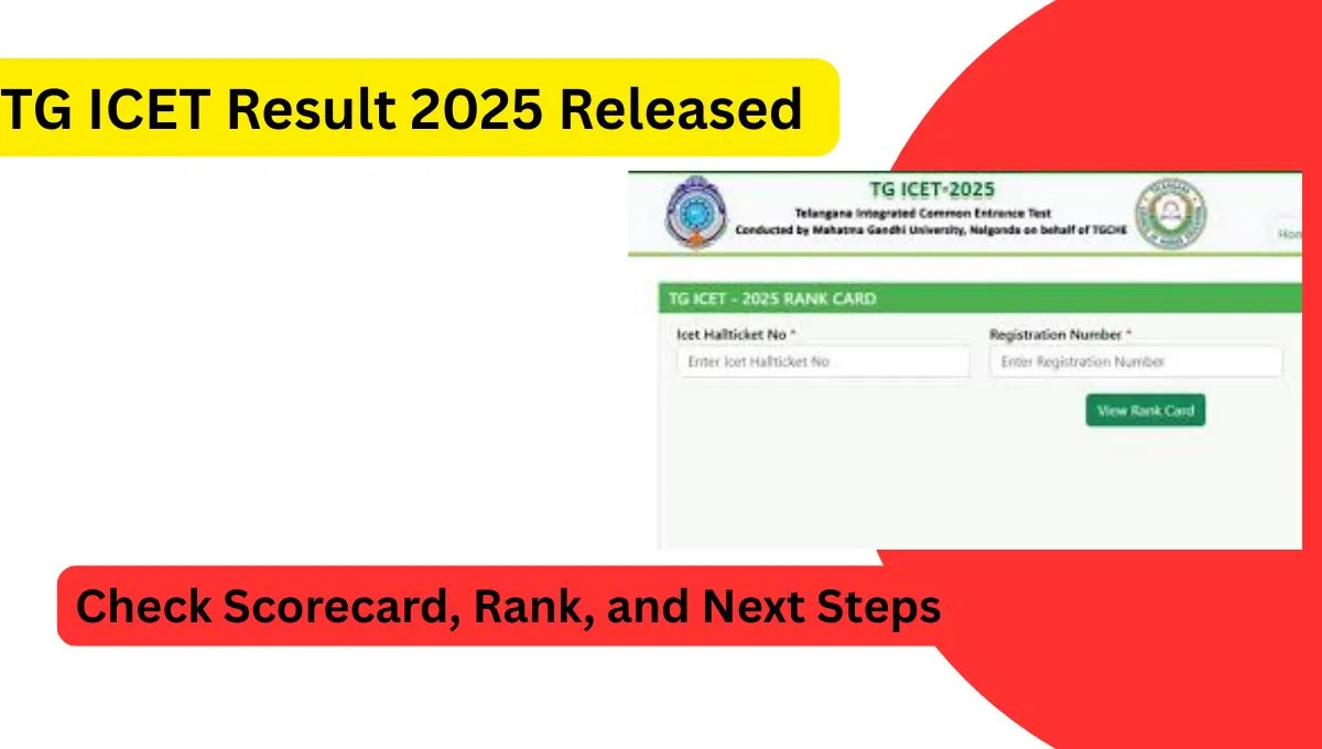 TG ICET Result 2025