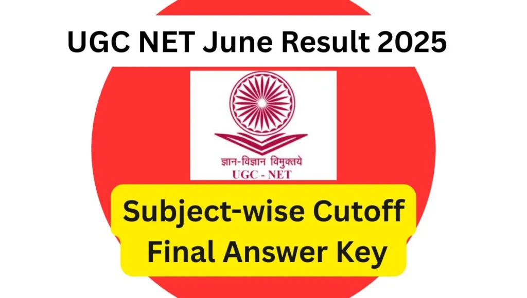 UGC NET June Result 2025