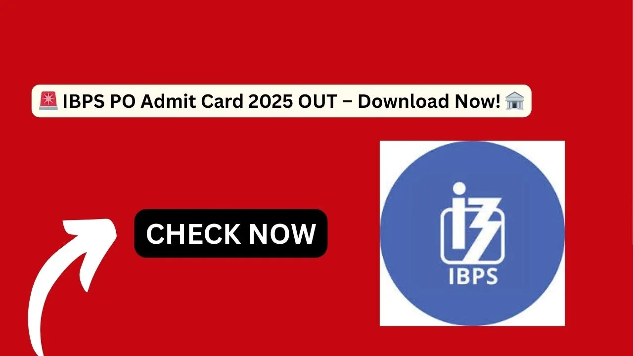 IBPS PO Prelims Admit Card