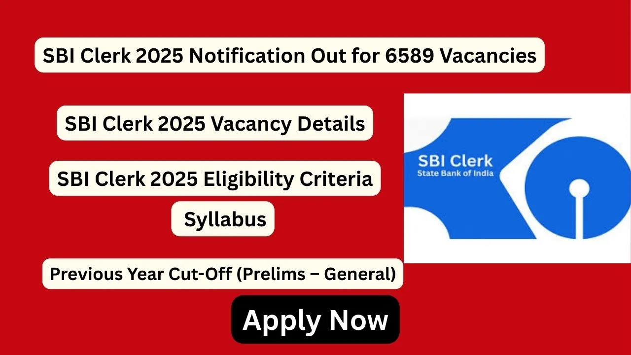 SBI Clerk 2025 Syllabus