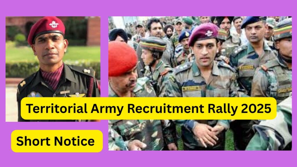 Territorial Army Recruitment Rally