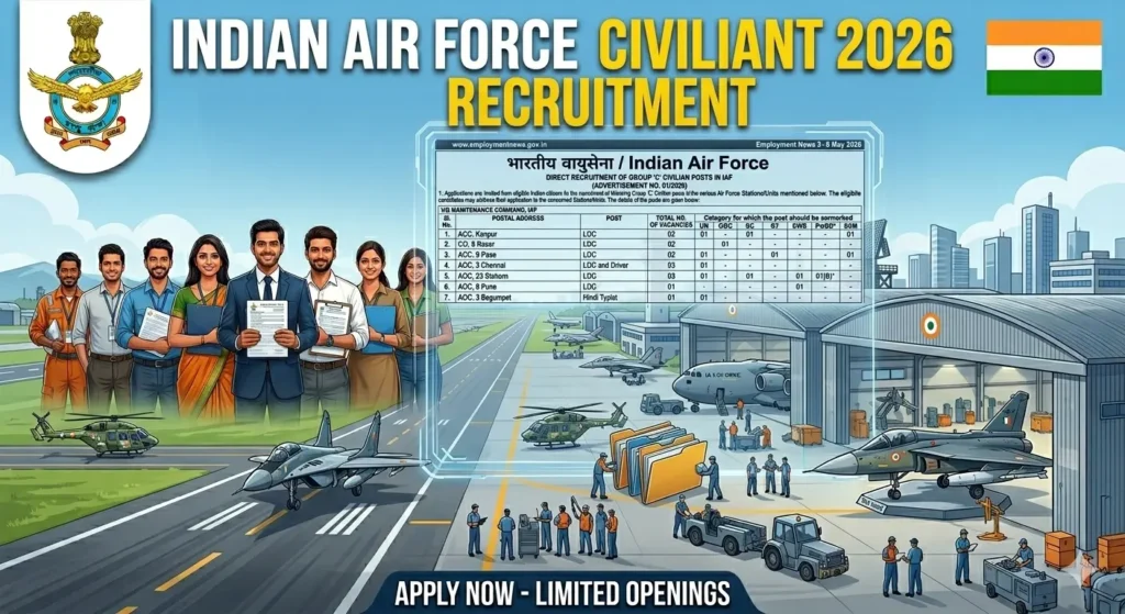 IAF Civilian Recruitment 2026