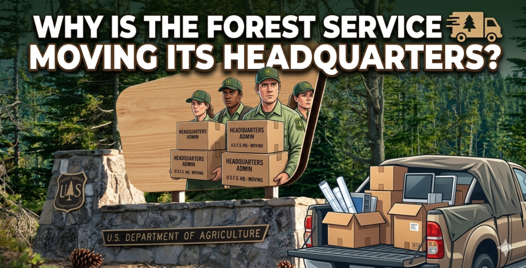 Why is the Forest Service moving its headquarters